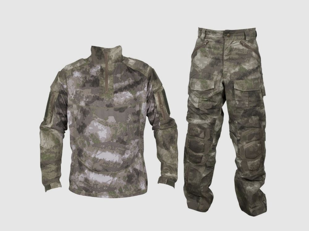 DELTA SIX Bundle tattico Paintball Spec-Ops 2.0 (Tubo+Maglia) Urban Brown-Grey Camo