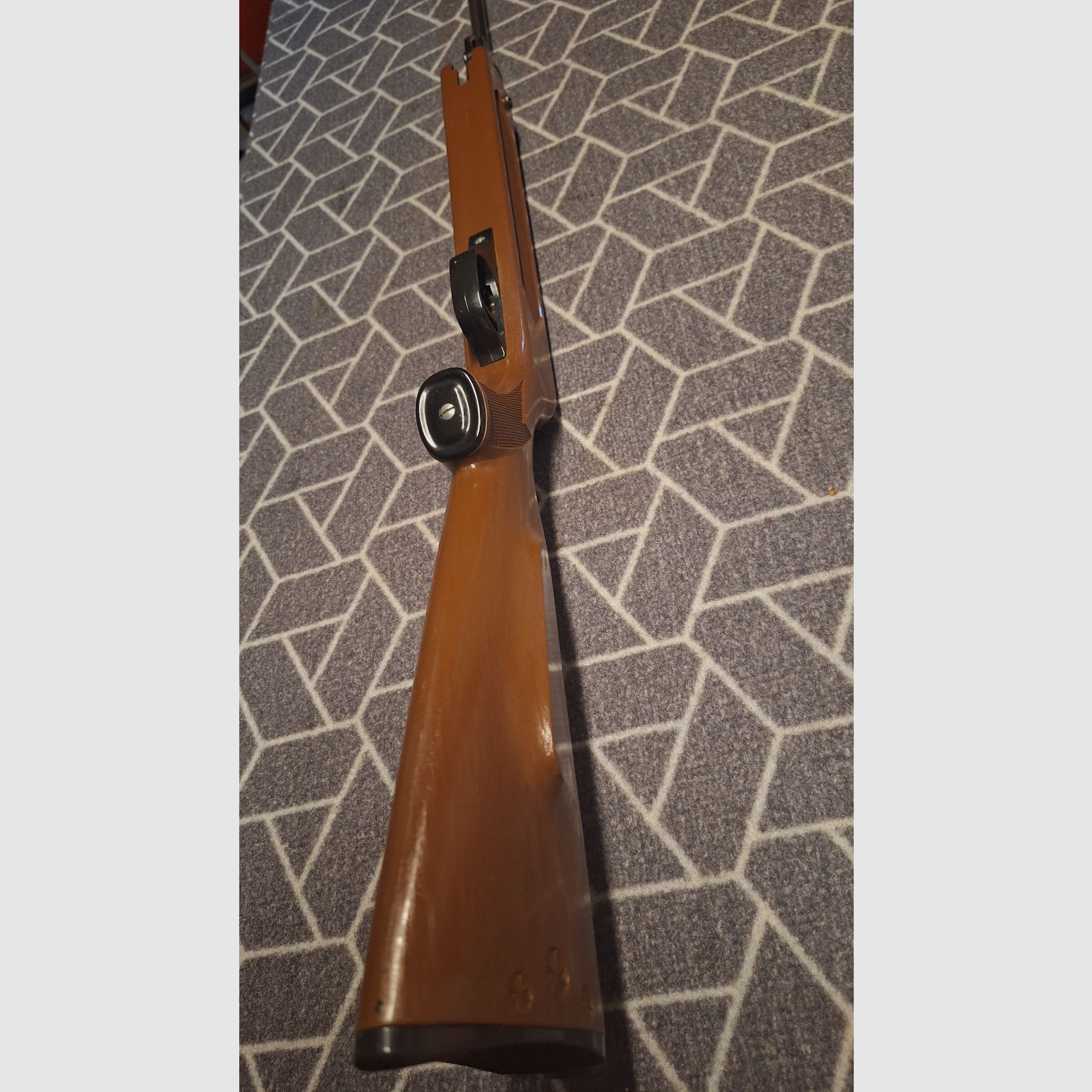 Haenel 304 Scornater stock reddish brown grained! TOP CONDITION!