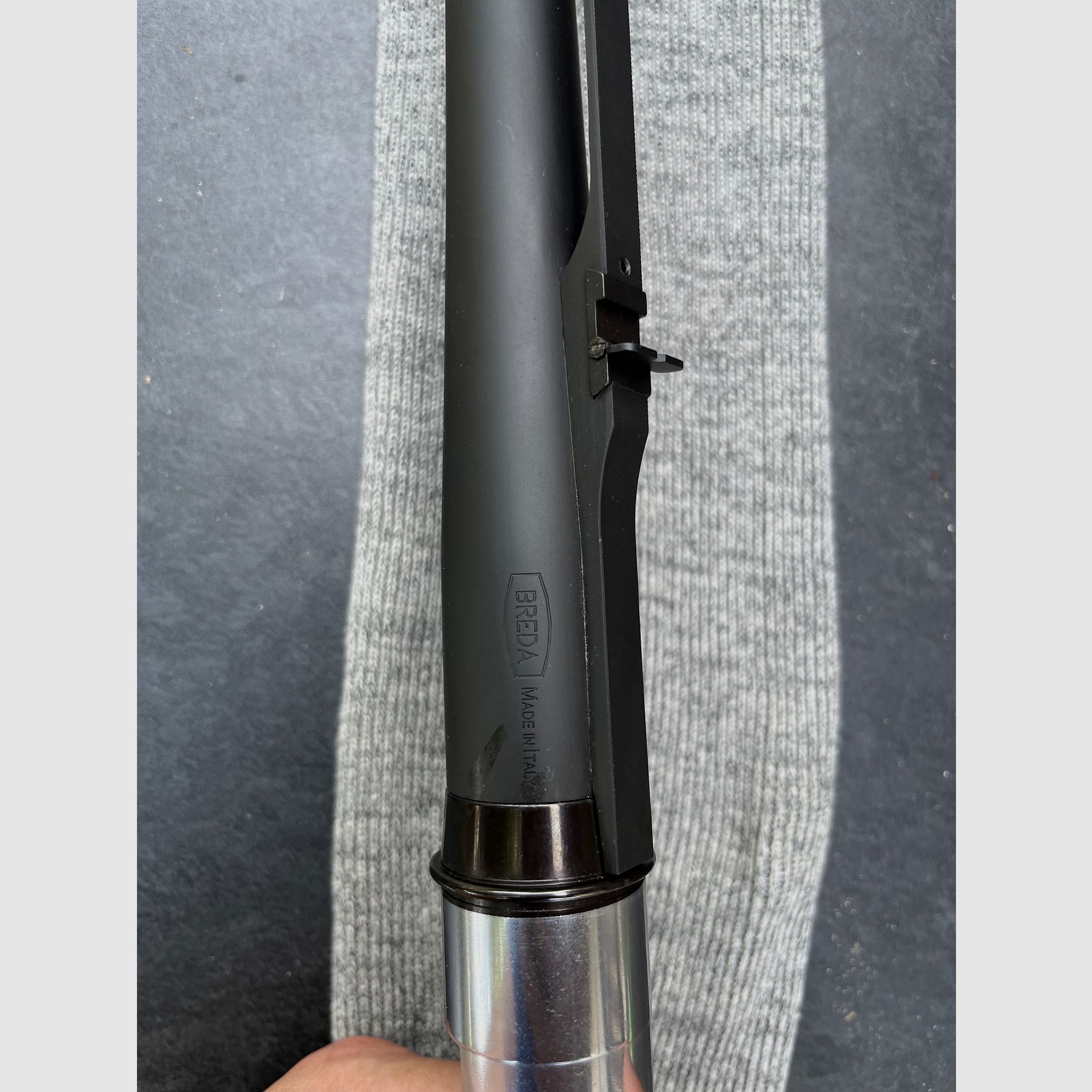 12/76 Wechsellauf Breda B12i 24" con miras plegables y inserto de choke