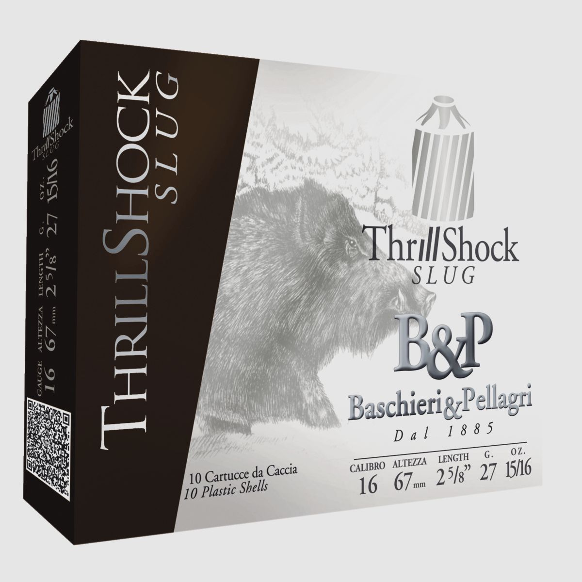 16/67 PATRONE BASCHIERI & PELLAGRI THRILL SHOCK SLUG (X10)