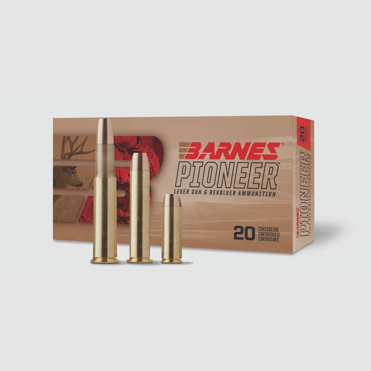 Barnes Pioneer .44 Rem. Mag. Original TM FN HP 19,4 g / 300GR 20 Patronen