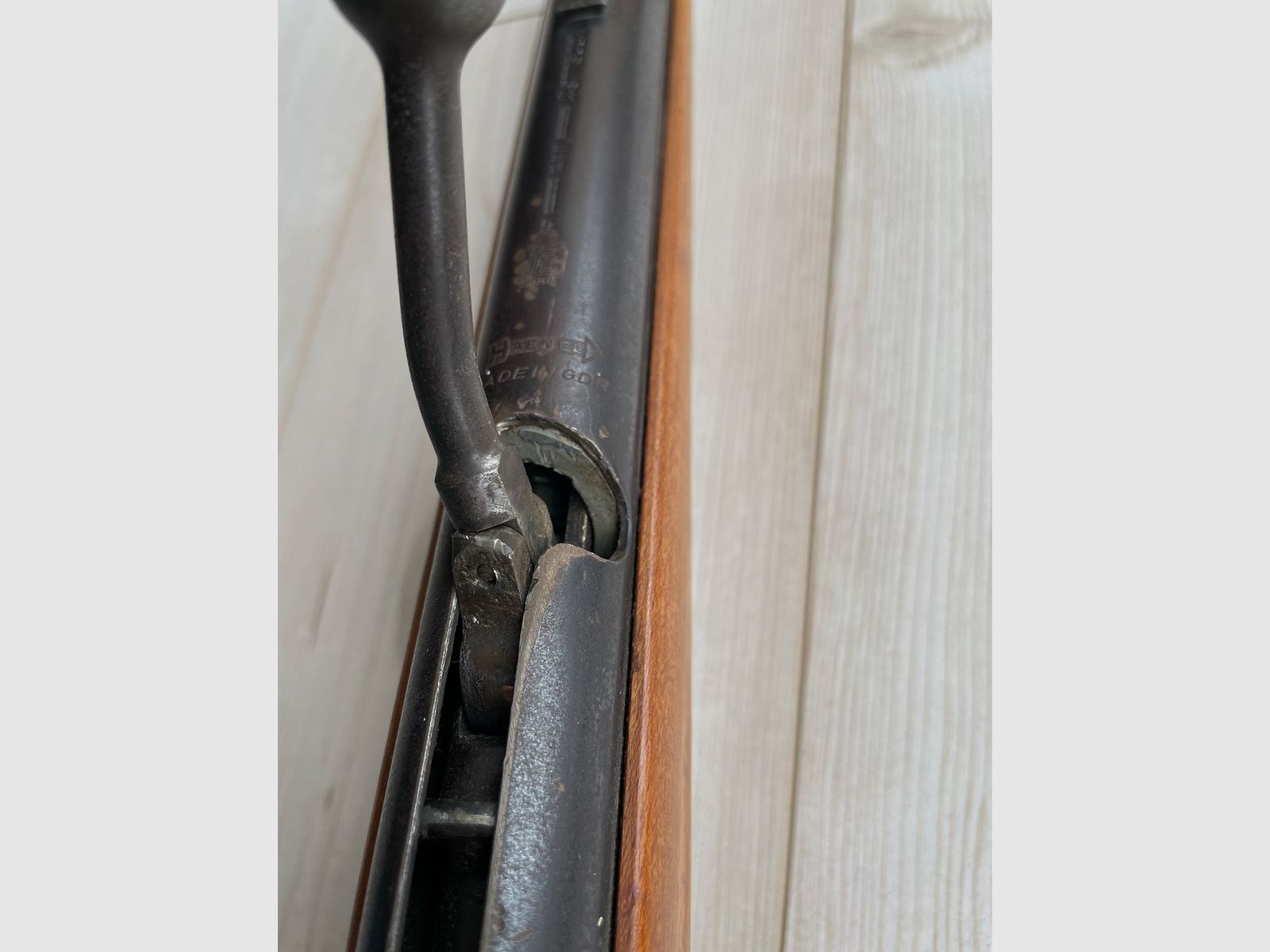 Haenel 311 air rifle with diopter, GDR