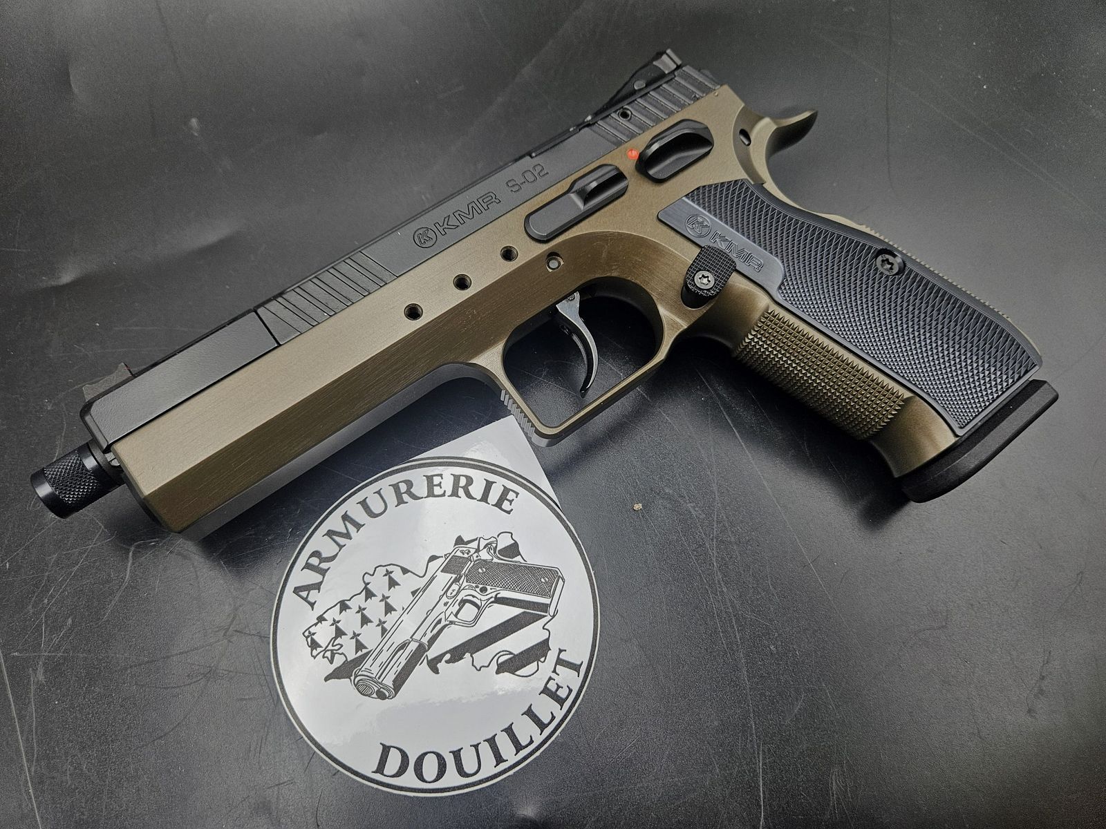 Pistole KMR S-02 Kaliber 22LR Gewinde und Optik bereit, Bild 2 von 12