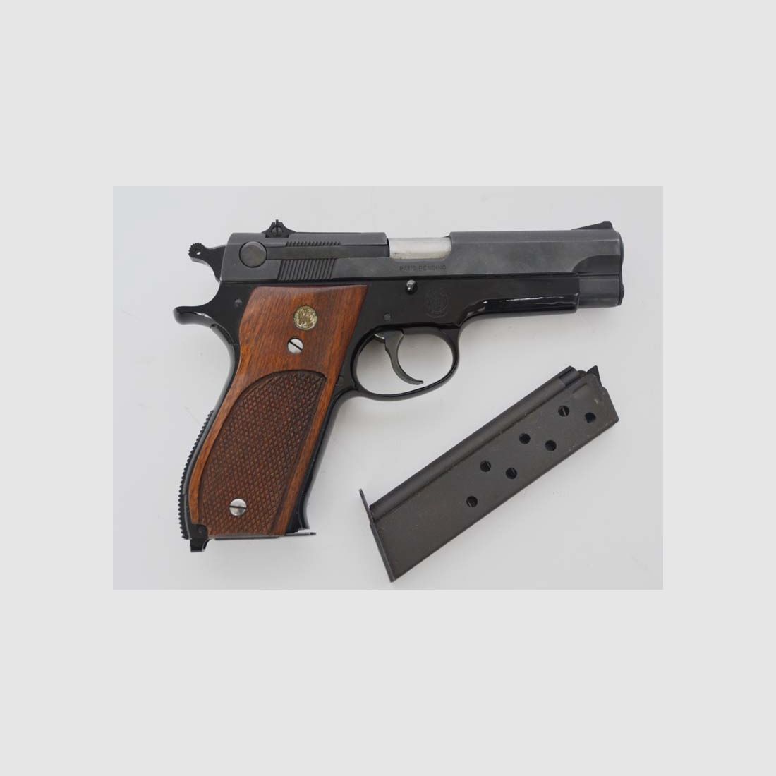 Selbstladepistole Smith & Wesson Modell 39, Kaliber 9mmLuger, Reservemagazin, 1968