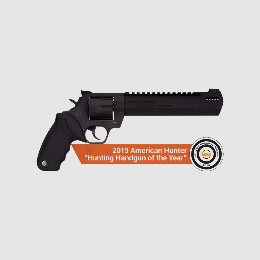 TAURUS RAGING HUNTER 357 MAG 8 3/8" BLACK PICATINNY + KOMP, image 3 of 4