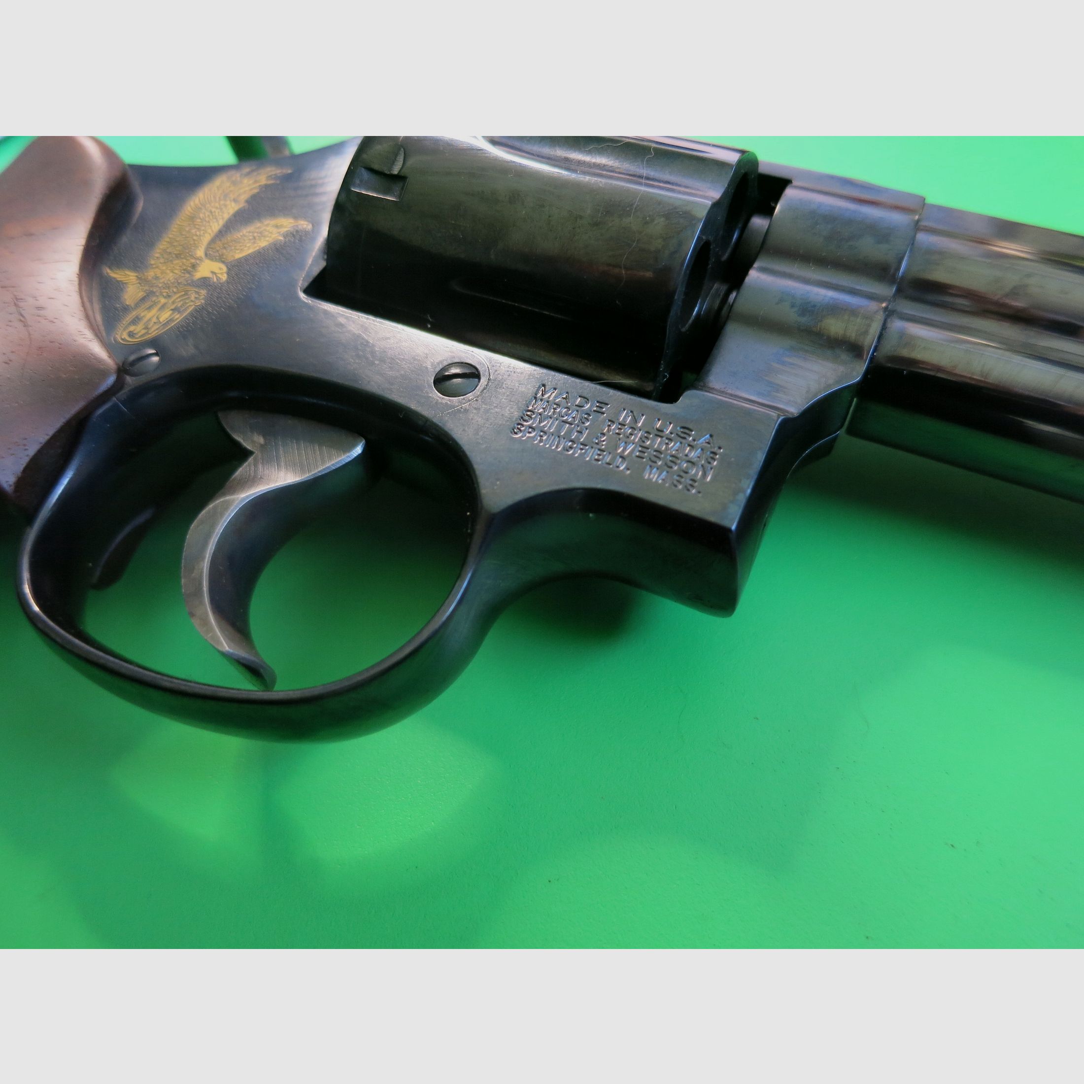 Revolver SMITH & WESSON Modell 586-4, American Traditions Target Champion 6", Kal. 38/357 Mag, Royal Blue   #17