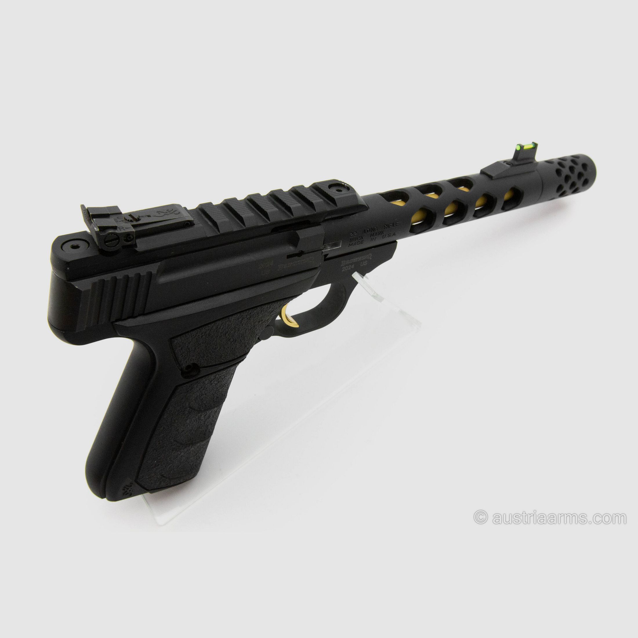 Browning Buck Mark Plus URX Threaded, like new used firearm, .22 LR, image 3 of 4