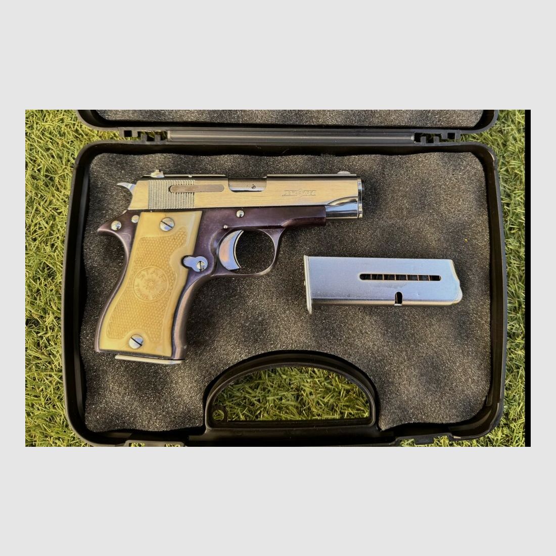 Star Starfire Chrom inkl. Ersatzmagazin 9mmBrowningK ( 9mm Kurz)