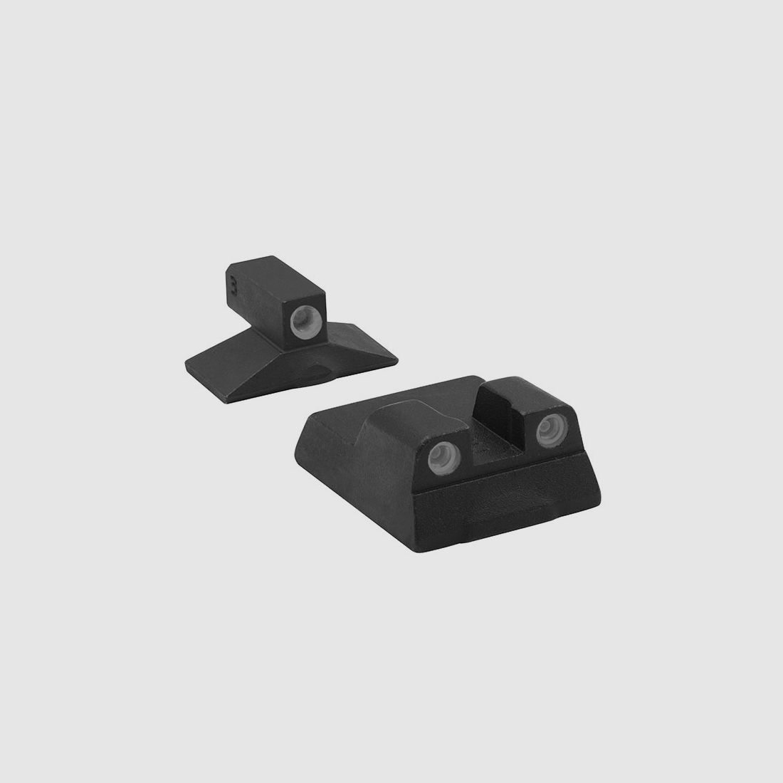 Tru Dot FIXED PISTOL SET H&K P7M8&M10 (NOT THE PSP) G/G, image 1 of 3