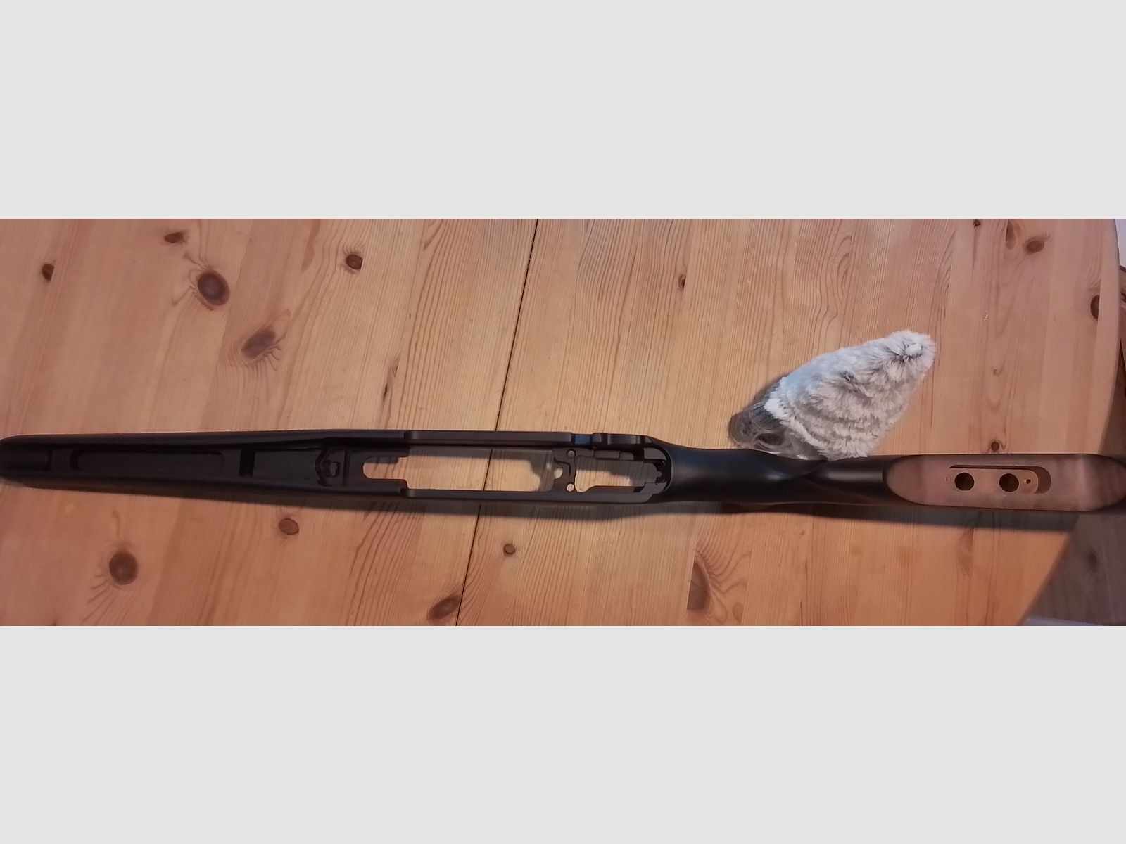 Anschütz zmiana kolby, pokryta czernią