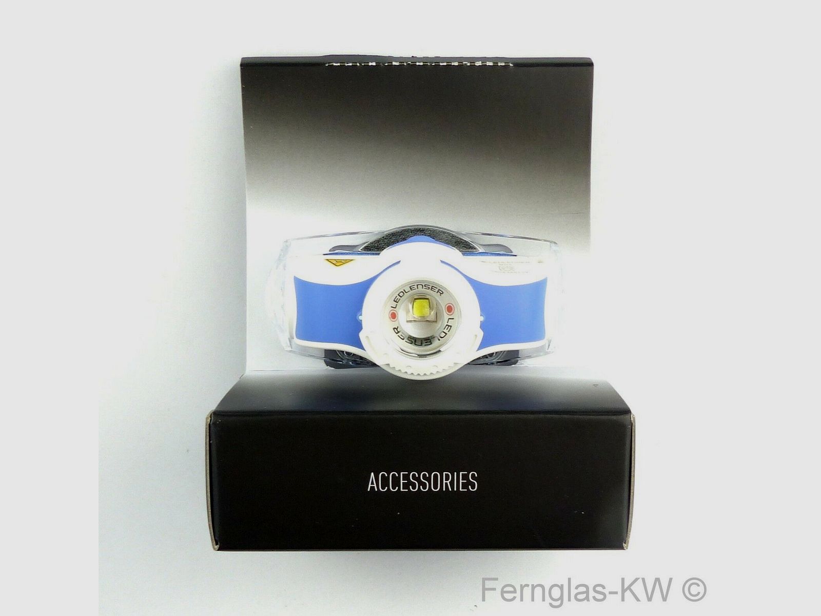 Ledlenser 501951 LED Kopflampe Stirnlampe MH5 Blau Weiß 400 Lumen mit Akku