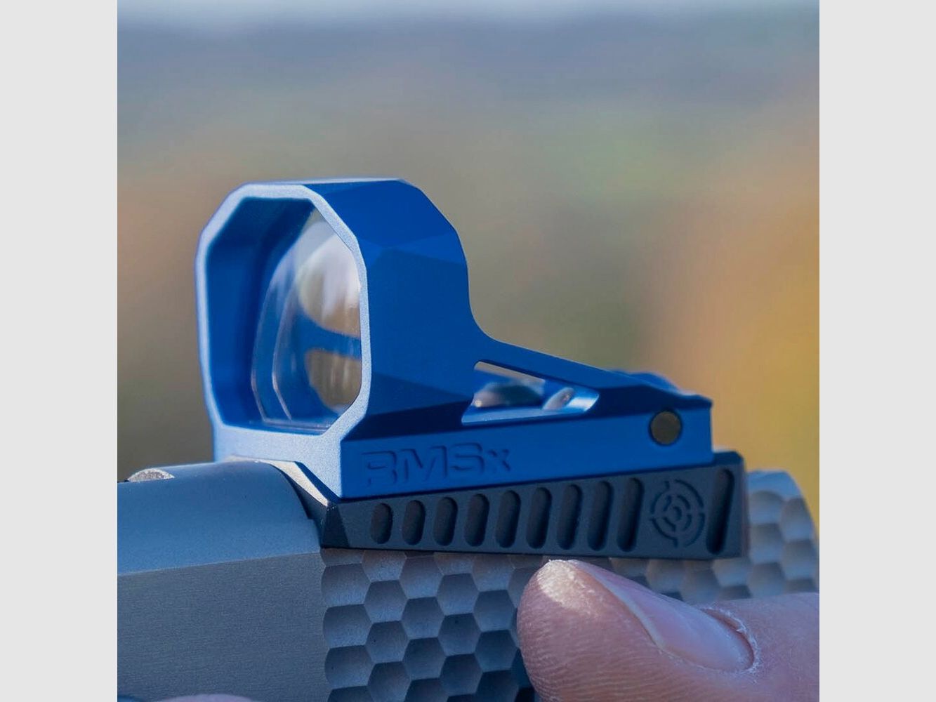 Shield Rotpunktvisier RMSx 4 MOA Dot Blue -
