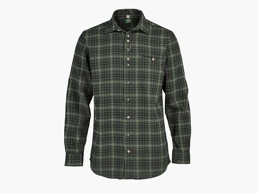 OS-Trachten Langarmhemd Flanell
