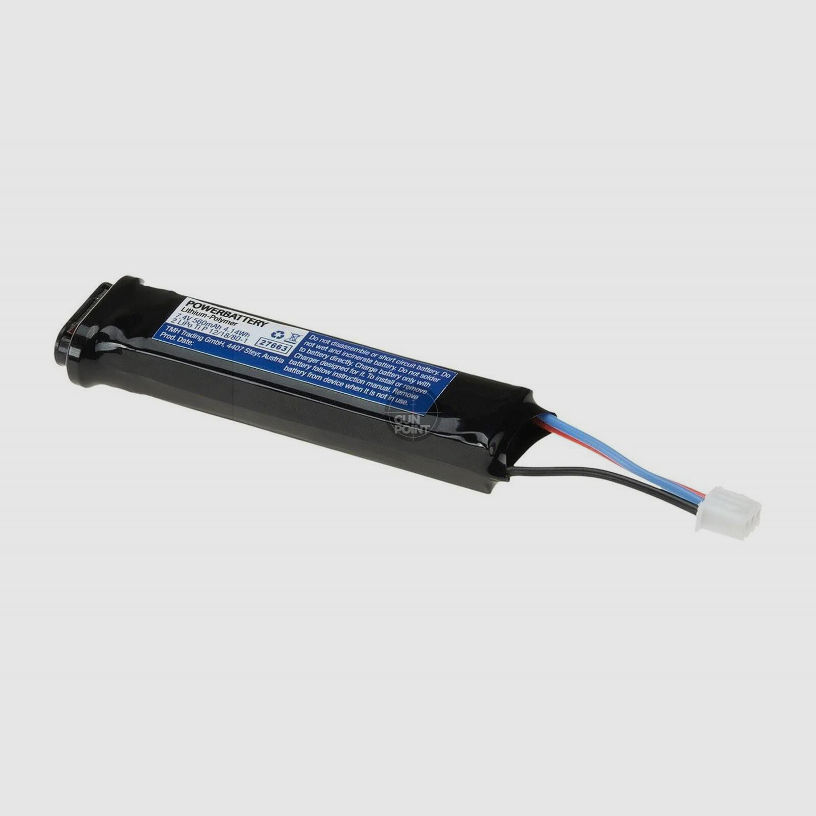 Pirate Arms LiPo 7.4V 560mAh 20C AEP Battery
