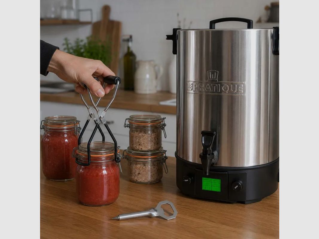 Sterilisator-Set 30 L, Zange und Einmachöffner Le Pratique, Bild 9 von 10