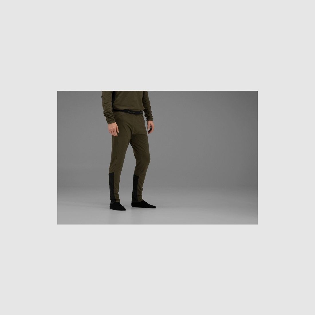 Calzoncillos largos calefactables Harkila HEAT Long Johns willow green/black (200103125), imagen 7 de 8