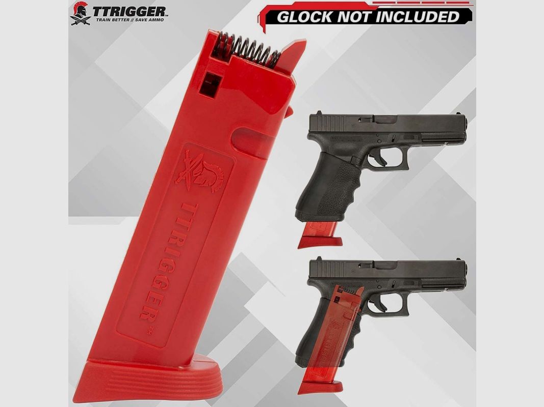 CARGADOR TTRIGGER ENTRENAMIENTO EN SECO GLOCK ROJO KIT SPRING, imagen 4 de 4