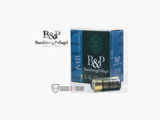 25 Cartouches B&P MB Dispersante 33 G Cal 12/70