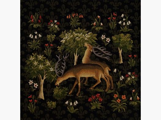 Lovergreen Little Bargain Motif Cushion 2 Deer in the Forest
