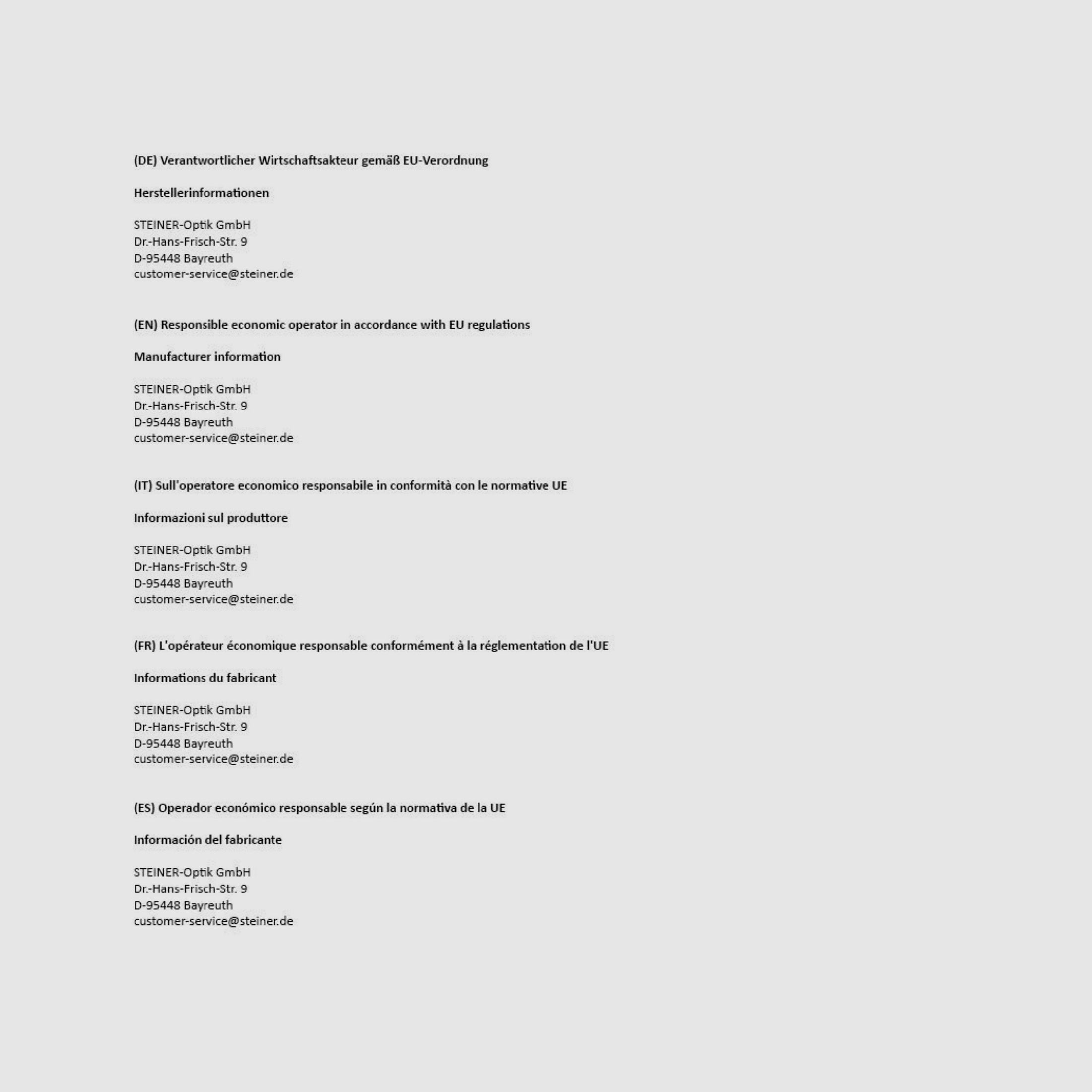 Steiner 202287812 Ranger 8 1,6-12,8X42 30MM Torres balísticas con retícula LA-4A RETICLE