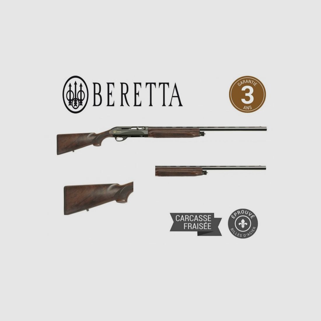Fusil BERETTA Vitoria Bellmonte II Slug Cal 12/76