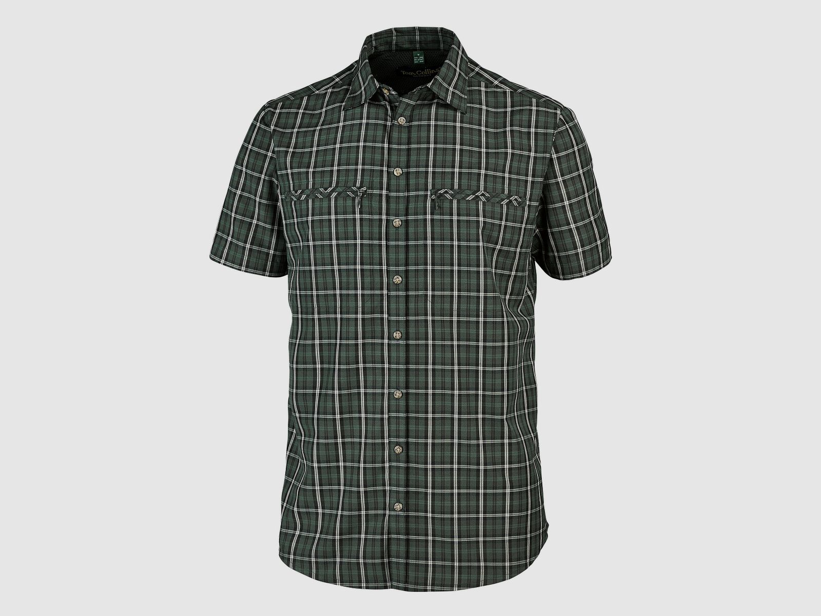 Tom Collins Heren Functionele Korte Mouwen Shirt