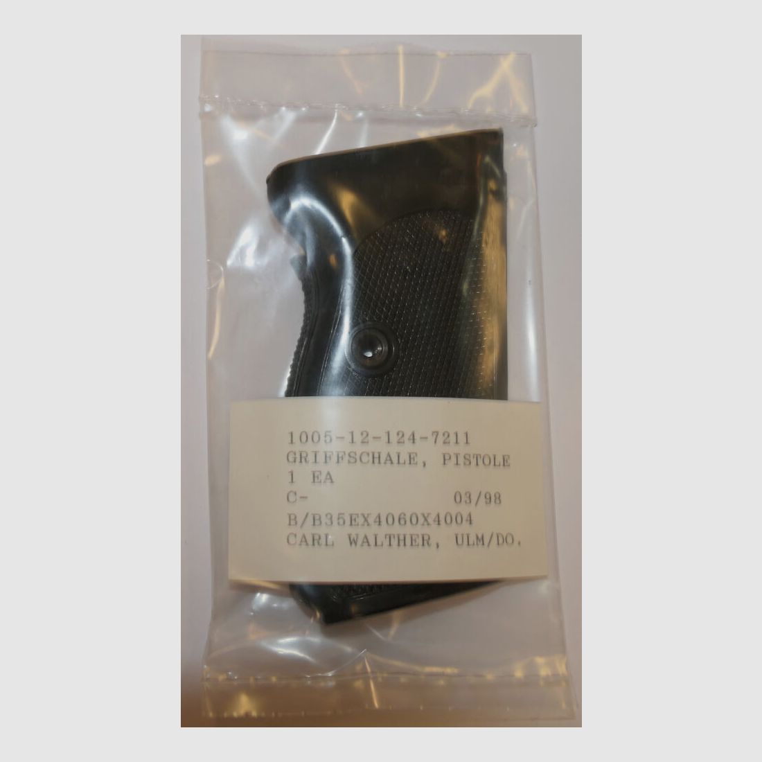 Walther Original right grip panel for Walther P38 / P1