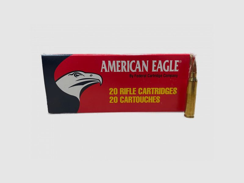 AMERICAN EAGLE .223REM - 55GRS. FMJ-BT - 20 SCHUSS