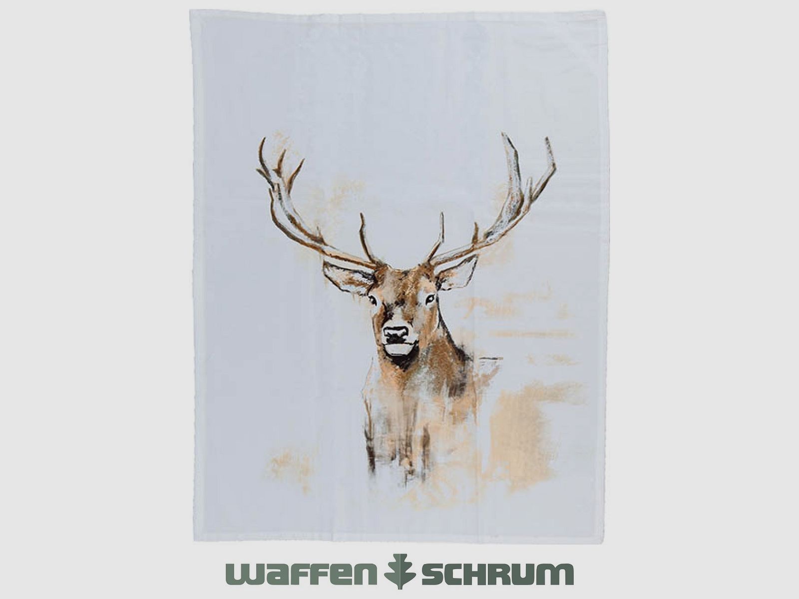 AKAH Geschirrtuch Hirsch 50x70 cm
