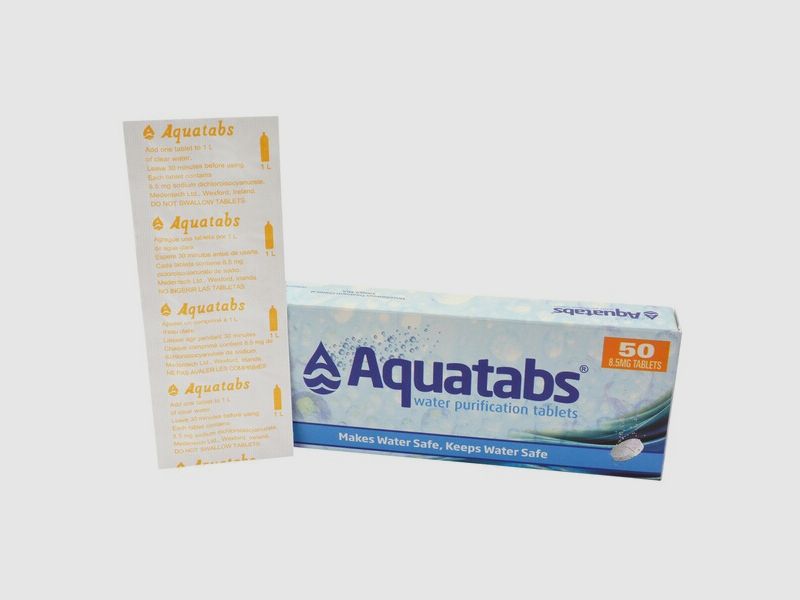 Medentech® Aquatabs® 50 Tabletten zur Wasserdesinfektion