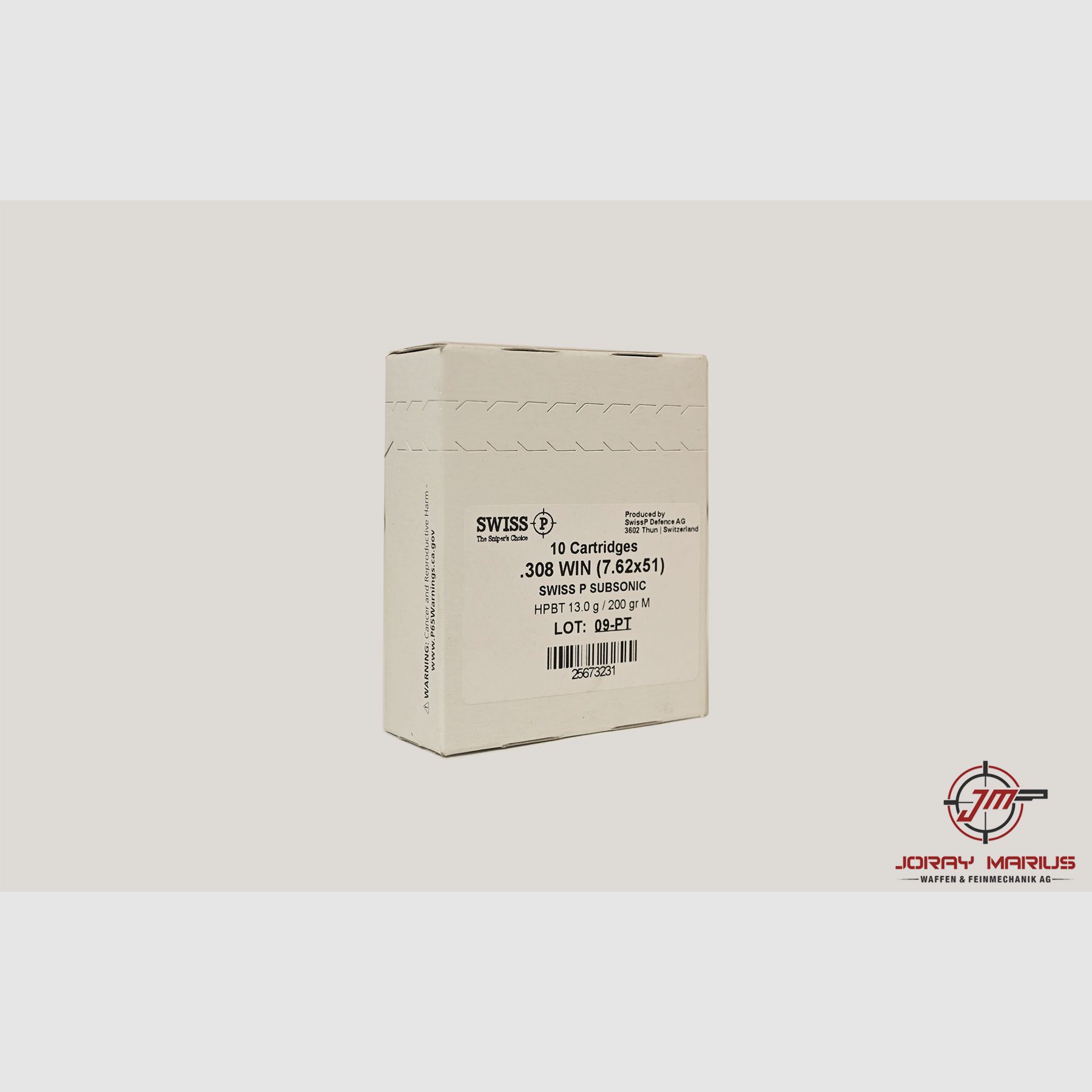 .308 Win Swiss P Subsonic 13.0g 200gr HPBT