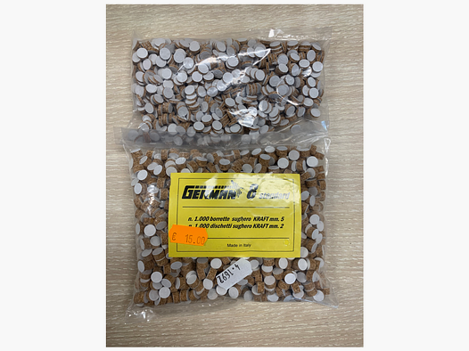 Cork discs and washers