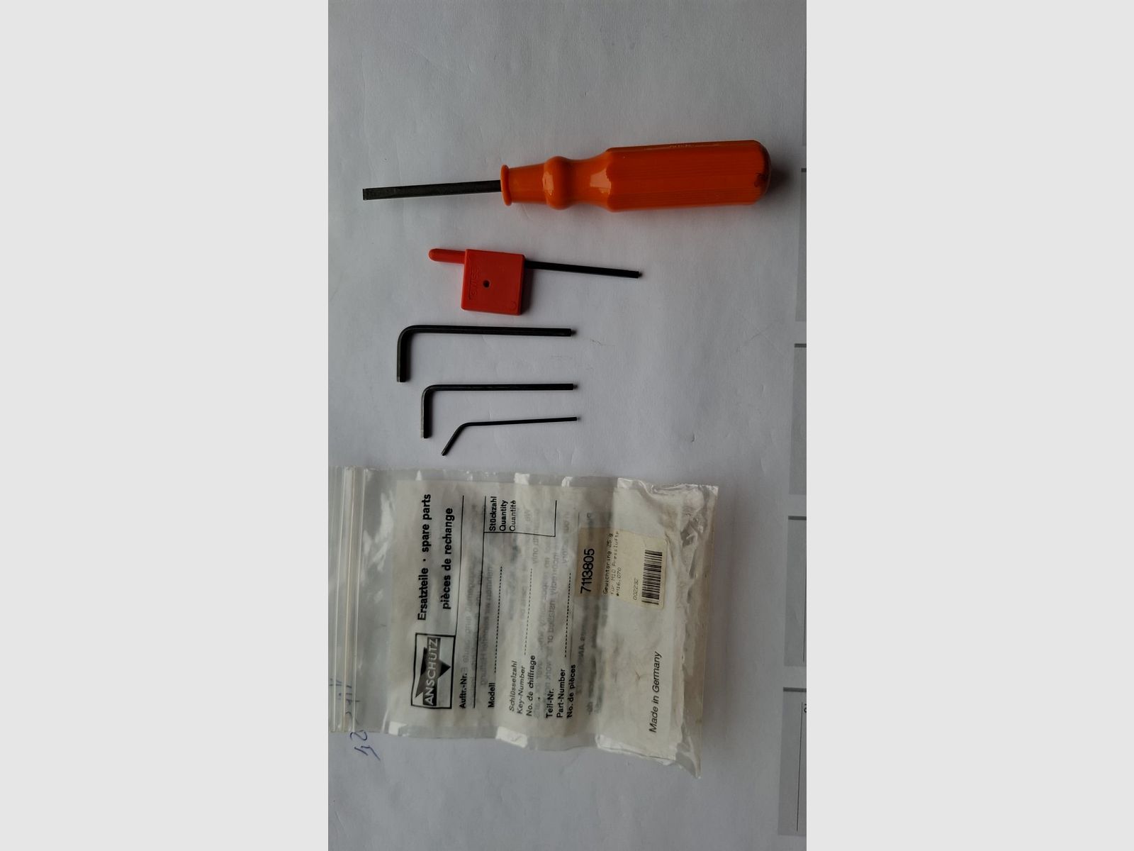 Pistolet à air Anschütz SAM M10 Cal.4,5