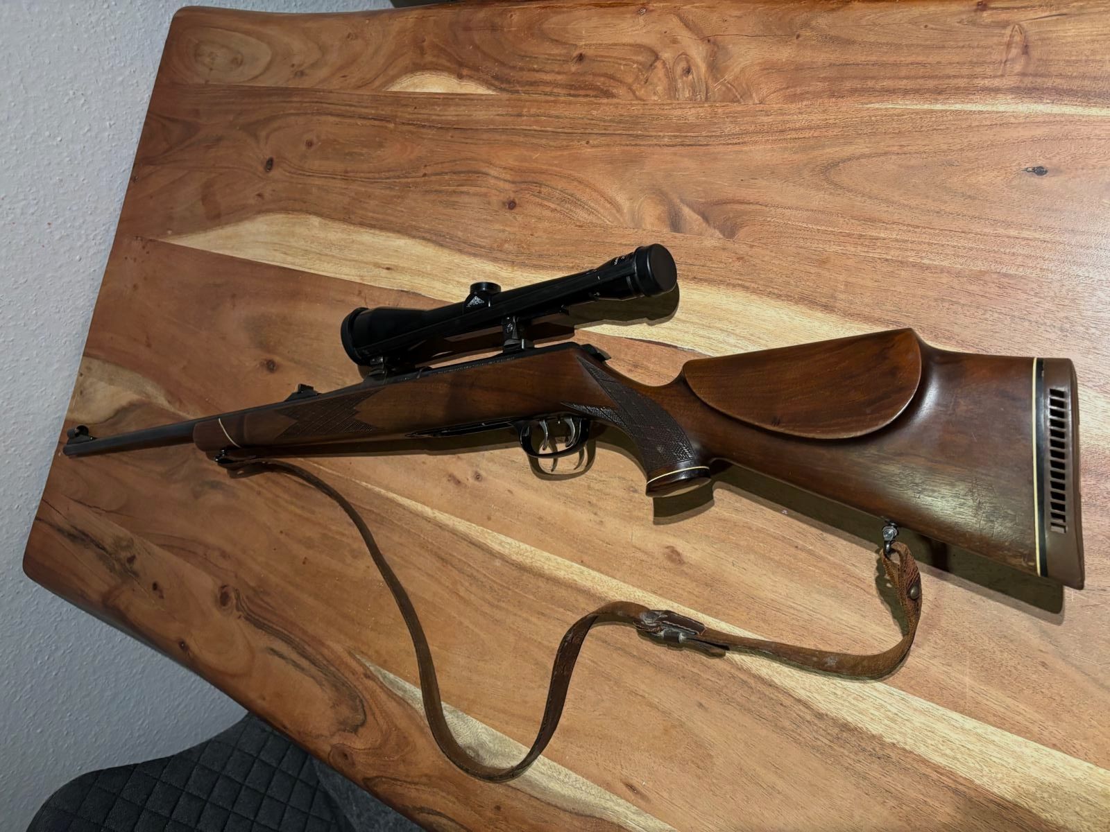 Krico 700 repeating rifle 7x64 repeater + optics + magazine