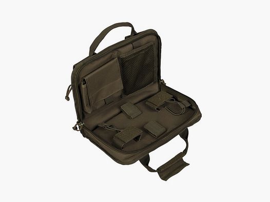 Tactical Pistolentasche Oliv SMALL (34cm) - gefüttert – Pistol Case Waffentasche