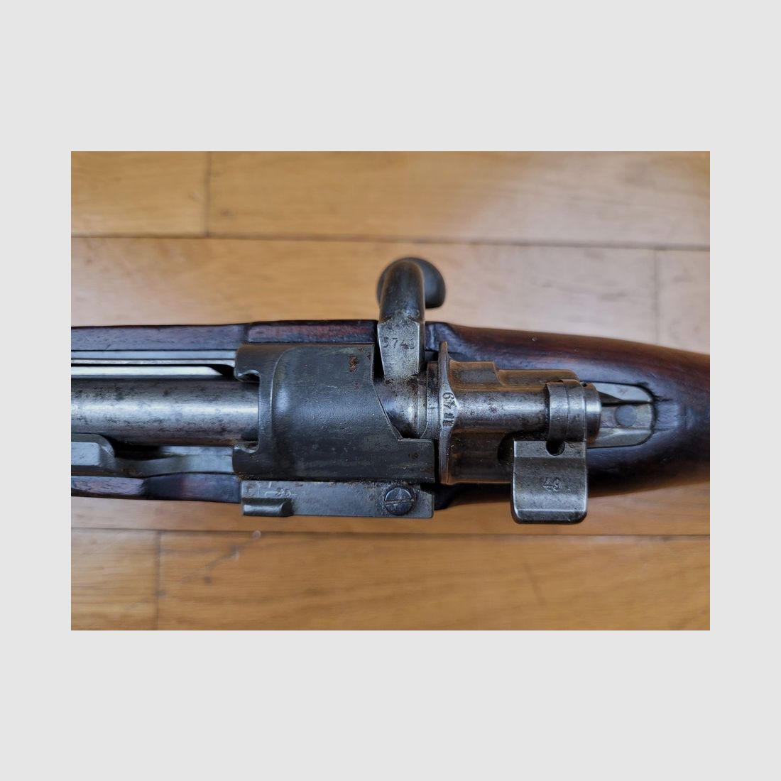 Schöne Büchse Kar 98 « AZ » – Waffen der Reiter und Sturmtruppen 14-18 – 7,92×57 – Erfurt 1909 – 20. Ulanen-Regiment – TBE, Bild 20 von 29