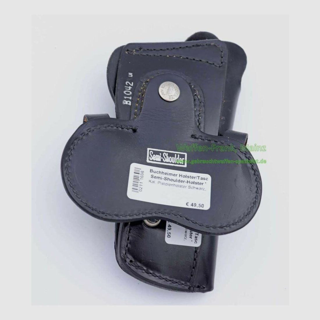 Buchheimer Semi-Shoulder Holster 'Izquierdo' Funda para Pistola Negra, Cuero