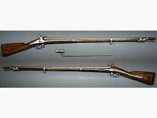 Gewehr Modell 1842 T (Frankreich) inkl. Bajonett - komplett nummerngleich