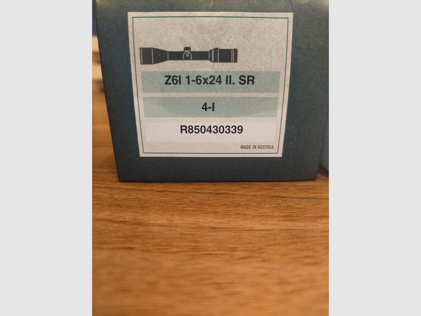 SWAROVSKI Z6i 1-6 x 24 SR Generation 2