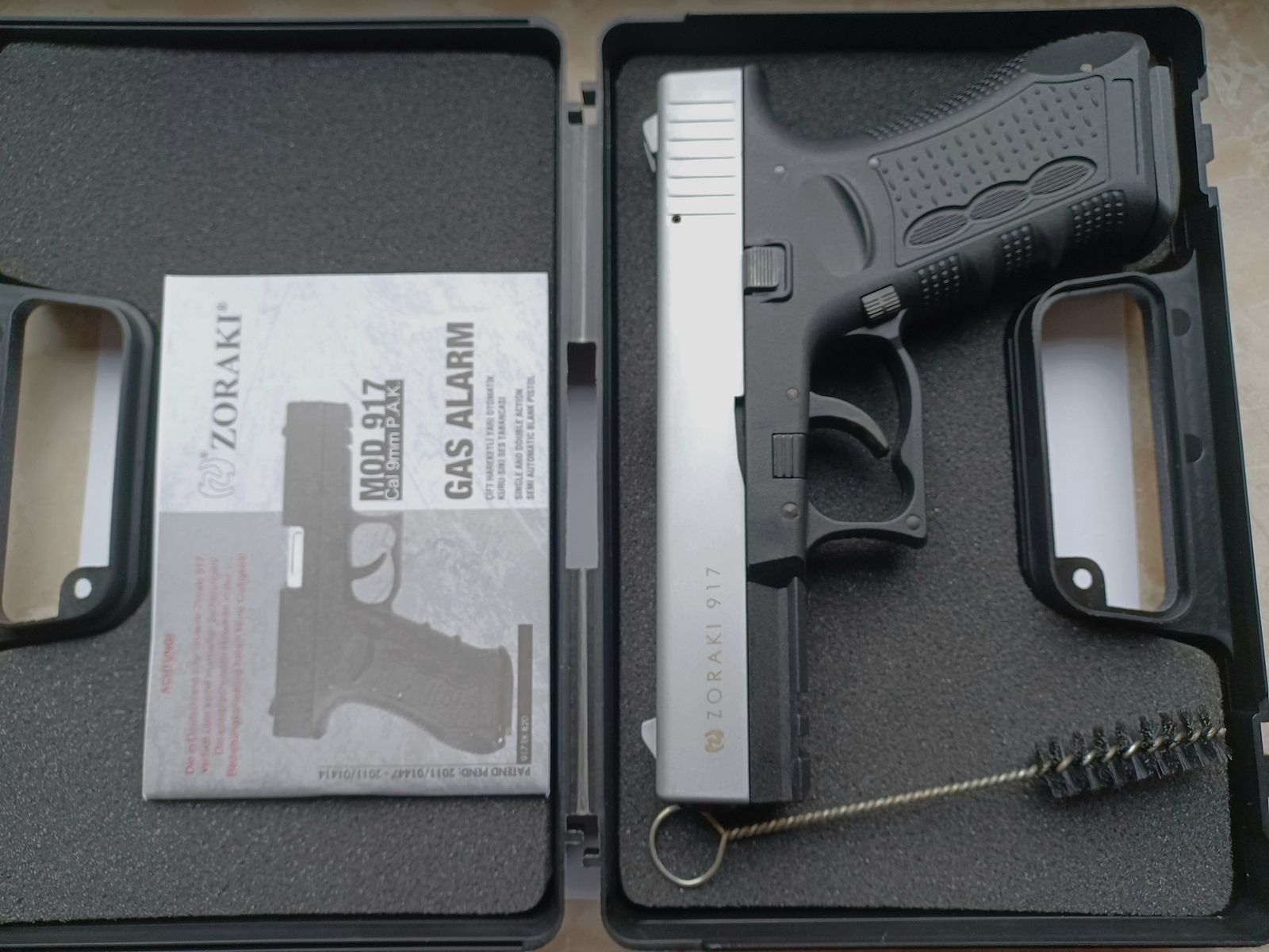 Zoraki 917 Kal. 9mm P.A.K. - Matt Chrom -