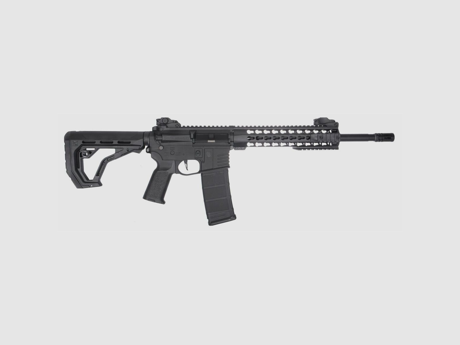 AR15 KeyMod 10 Calowe CHARLIE EAGLE ETU Czarny S-AEG Karabin Airsoft Wolny od 18 Lat | Delta Armory