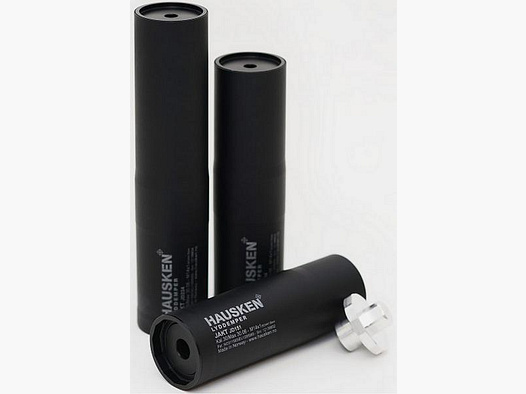 HAUSKEN Silenciador para armas EWB Jakt JD224 XTRM MKII - Telescópico .338/8,6 -M15x1- (34+ dB)