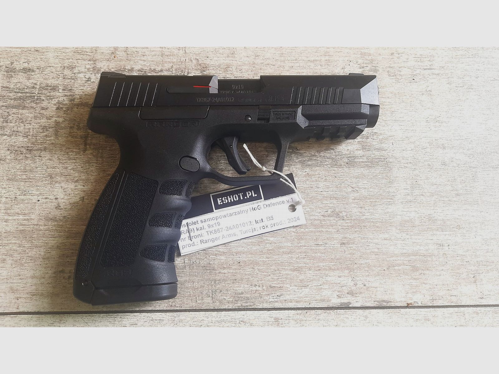 HoG Defence v.1 (RA9) Pistola cal. 9x19, imagen 11 de 30