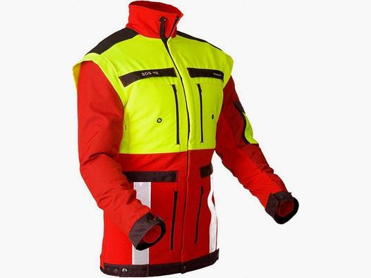 Pfanner Nachsuche Jacke - gelb/rot