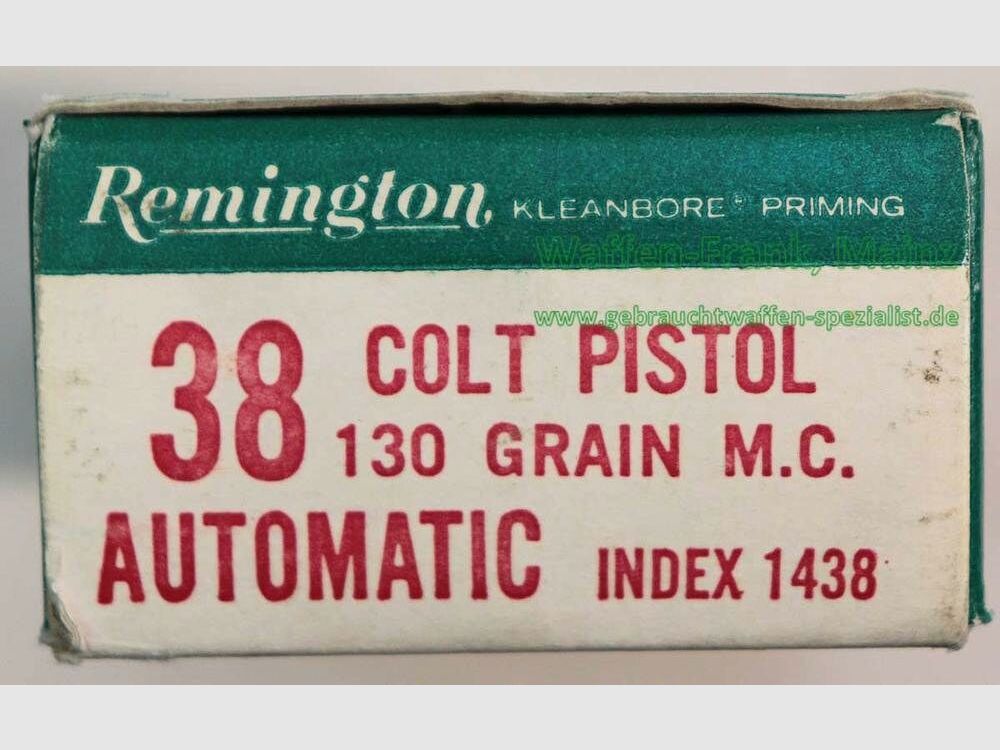 Remington - USA Pistol cartridges .38 Automatic, image 2 of 2