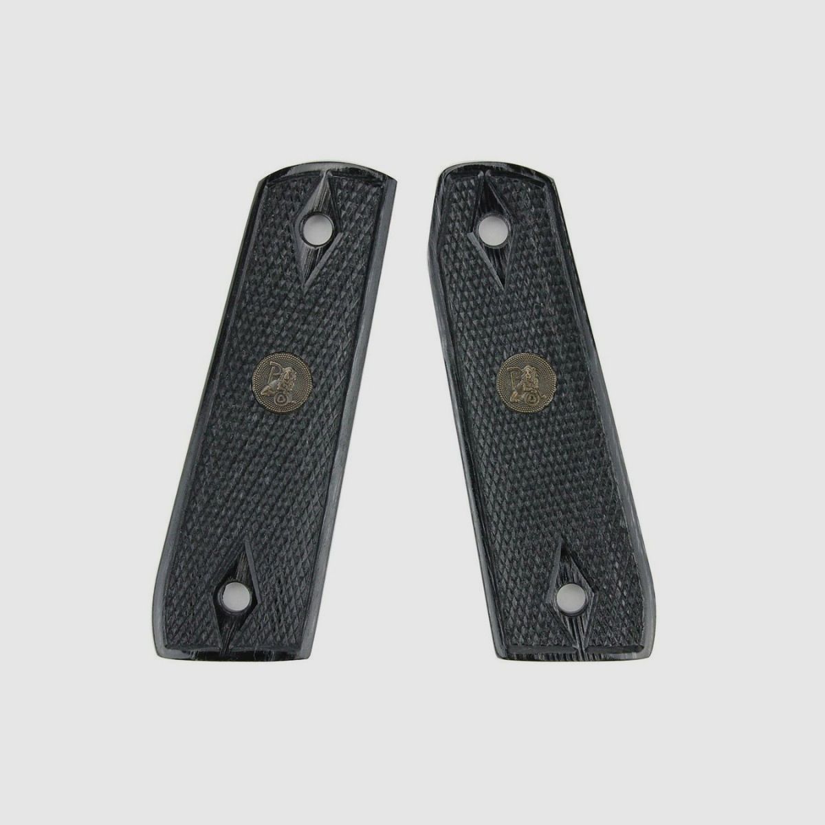 Pachmayr / Ruger – Guancette Mark II / III / 22-45 – Charcoal Silvertone – 17927, immagine 1 di 3