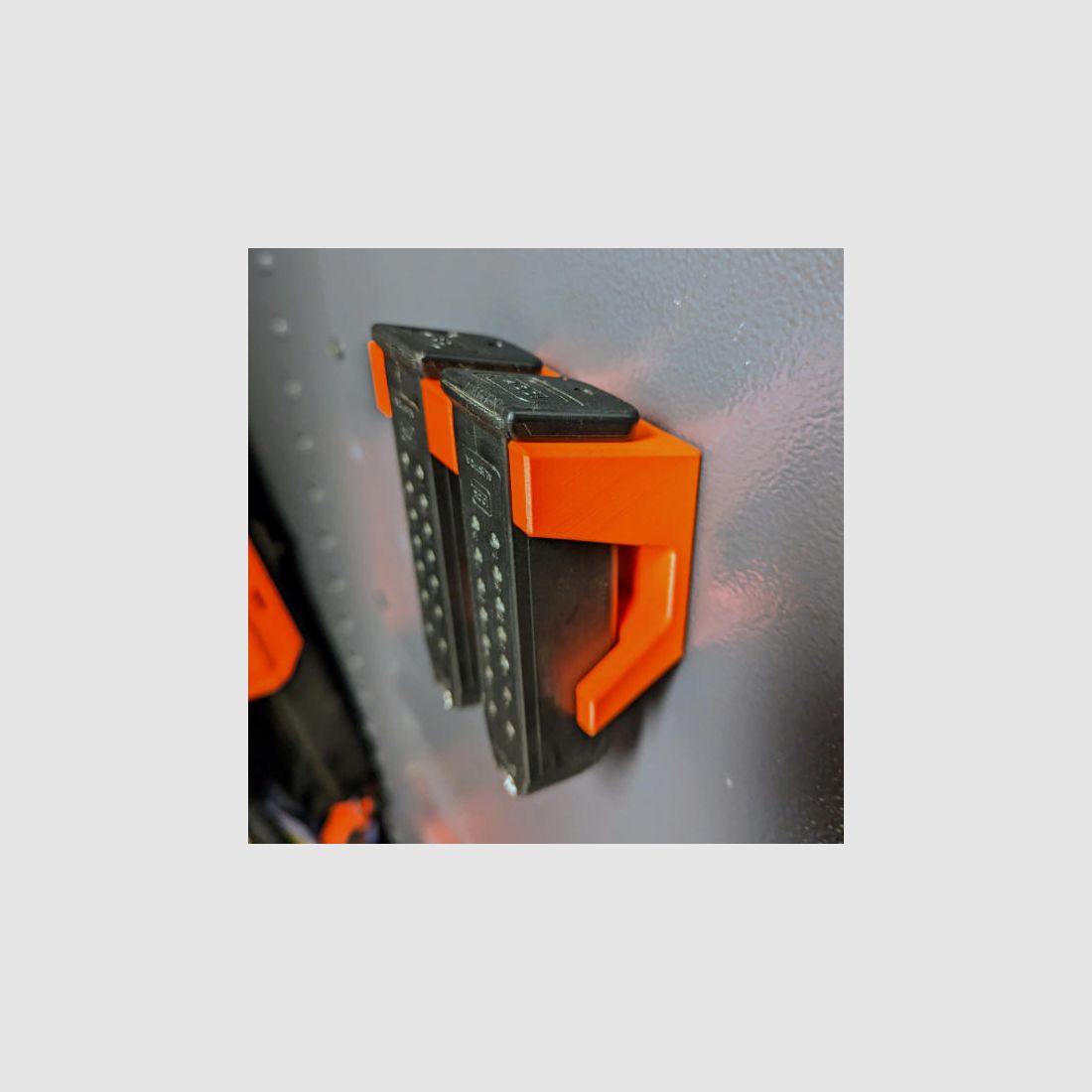 Magnetischer Glock-Magazinhalter für zweireihige .45 ACP & 10mm Auto Magazine für Waffenschrank - Zubehör für den Waffenschrank