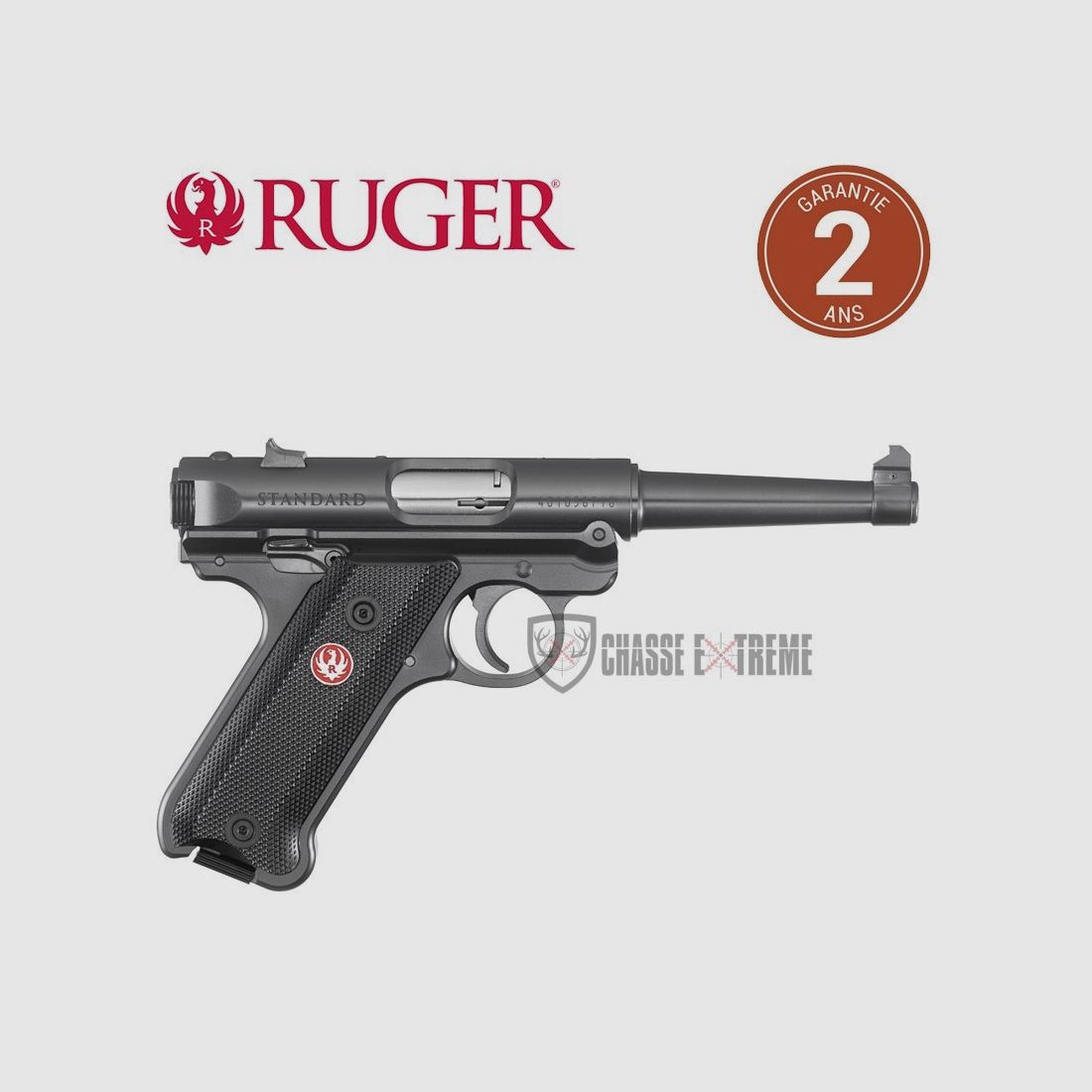 Pistole RUGER MARK IV Standard bronziert Kaliber 22Lr