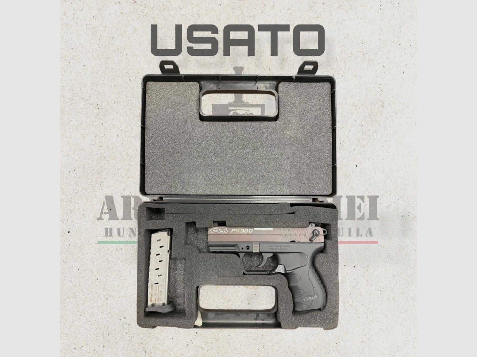 USED – PISTOL – WALTHER MOD. PK380 cal. .380 AUTO / 9 SHORT, image 3 of 3