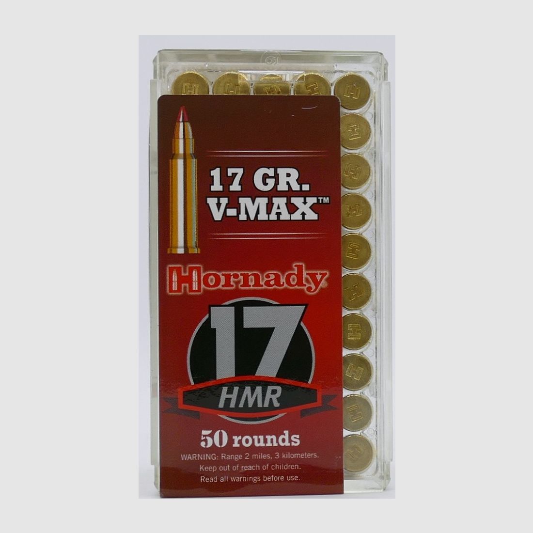 Hornady .17HMR V-Max 1,12/17gr. Büchsenpatronen
